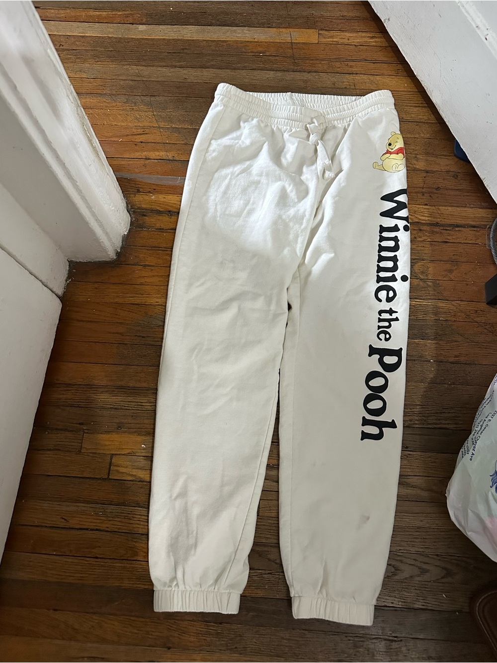 Winnie the Pooh Cream Graphic Joggers by Disney